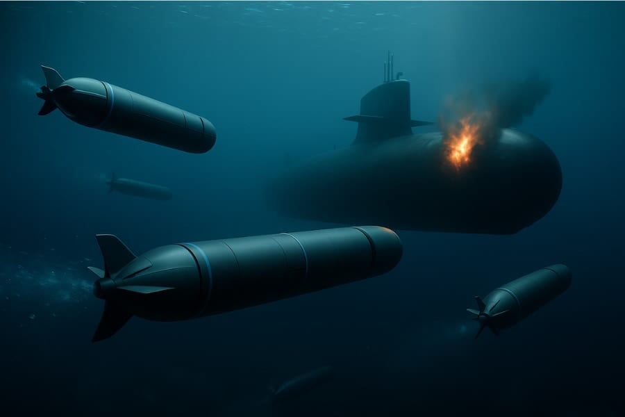 【海の底で始まるドローン戦争】海中を駆け巡る「自律型魚雷」が登場
